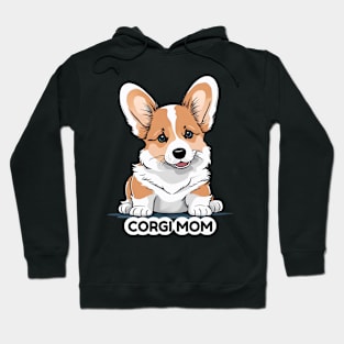 Corgi Mom Cute Pembroke Welsh Corgi Puppy Hoodie